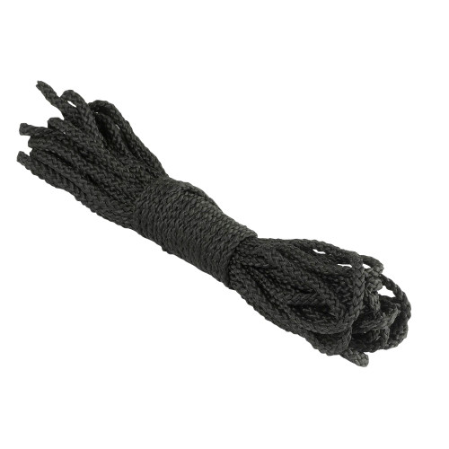 11" Black Round Outdoor Trampoline Rope for Attaching Net to Mat