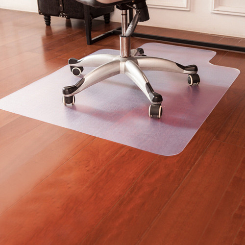 Costway 48'' x 36'' PVC Home Office Chair Floor Mat For Wood/Tile 1.50mm Thick
