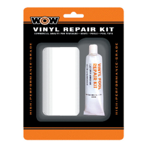 8" White and Orange Vinyl Watersports Repair Kit
