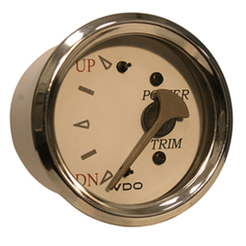 3" Gold and Yellow Allentare Trim Gauge for Use with Mercury/Volvo/Yamaha 2001+ Engines 12V