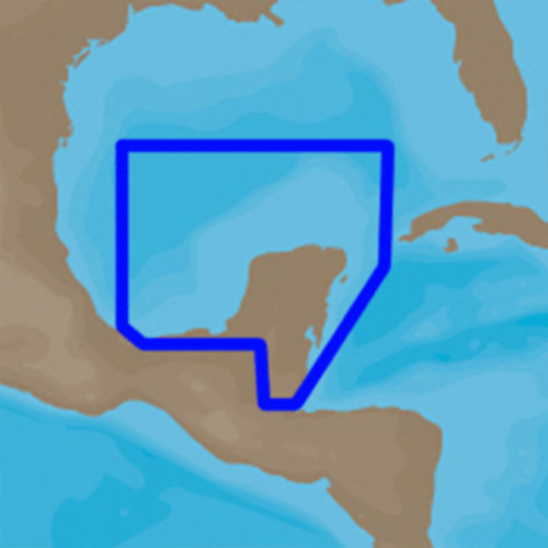 9" C-Map Chart 4D NA-947 Coatzacoalcos, MX to Honduras Bay, GT Routing GPS