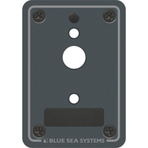7" Black Functional Blue Sea 8072 Panel Blank Single A-Series