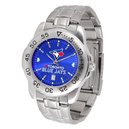 Men's MLB Toronto Blue Jays Sport Steel Series Sports Wristwatch