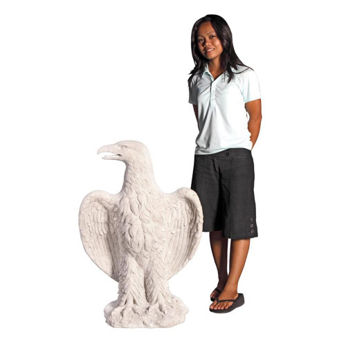 34.5" America's Grand Eagle Left Outdoor Garden Statue