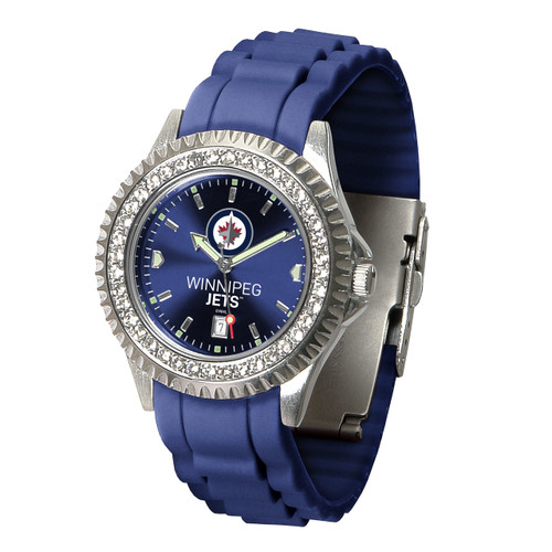Women's NHL Winnipeg Jets Sparkle Series Sports Wristwatch