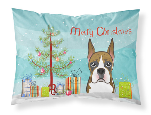 Christmas Tree and Boxer Fabric Standard Pillowcase BB1595PILLOWCASE