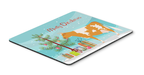 Guernsey Cow Christmas Mouse Pad, Hot Pad or Trivet BB9188MP