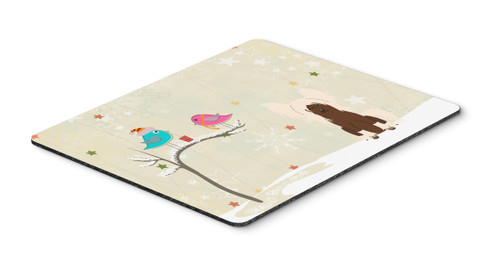 Christmas Presents between Friends Chinese Crested Cream Mouse Pad, Hot Pad or Trivet BB2585MP