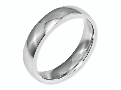 Chisel Stainless Steel 5mm Polished Wedding Band SR20 - SR20Y9