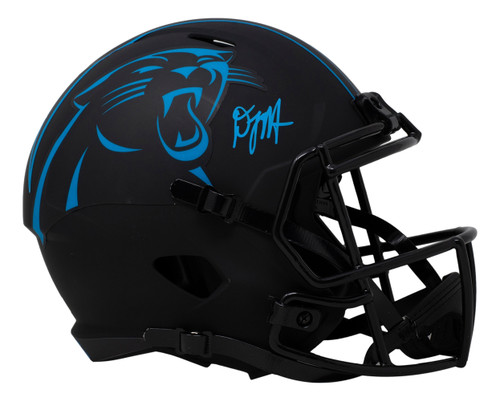 DJ Moore Signed Carolina Panthers Full Size Speed Replica Eclipse Helmet BAS ITP