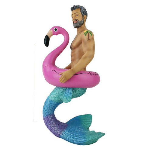 December Diamonds Flaming Oh Merman Large Display Figurine Sculpture 5555121 New