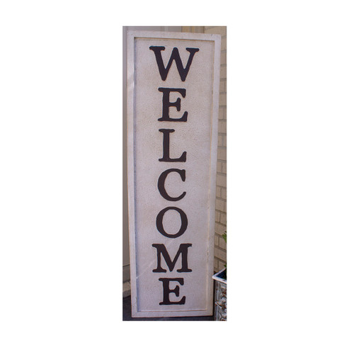 50" Large Red and White Farmhouse Style Welcome Sign