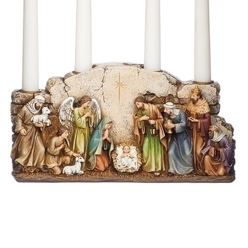 10.5” Nativity Wall Candleholder