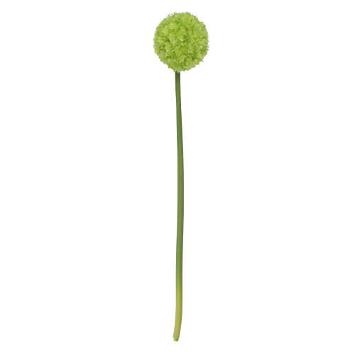 30" Green Blooming Allium Artificial Flower Spray with Long Stem - 33401303