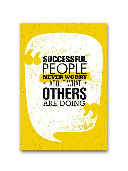 Successful People Inspiration  Poster -Image by Shutterstock, Size