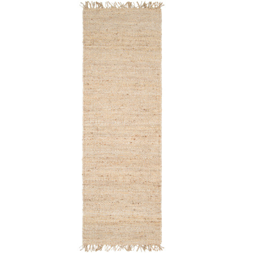 3' x 12' Simple Solutions Windswept Sand Jute Rectangular Area Rug Runner