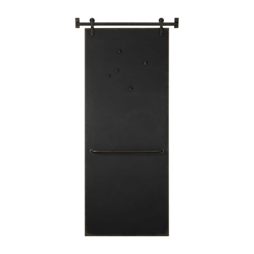 Black Farmhouse Barn Door Chalkboard 83”