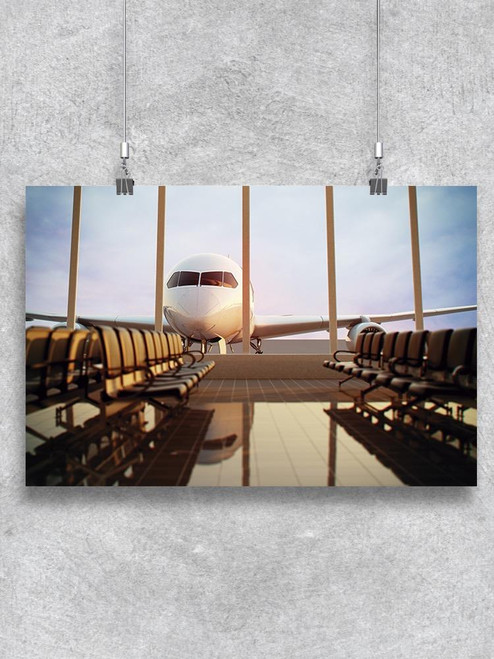 View From Airport?s Window Poster -Image by Shutterstock - SS00837842UNSPP7200S