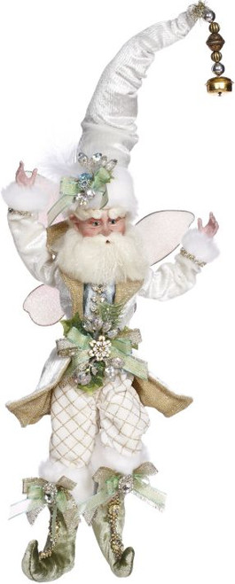 Mark Roberts White and Gold Wintermint Christmas Fairy - Medium 16"