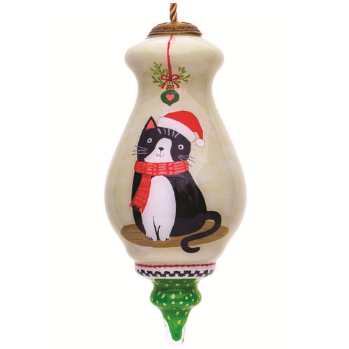 5” Meowy Little Christmas holiday Cat Ornament