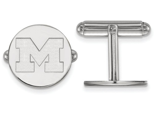 LogoArt Sterling Silver Michigan (univ Of) Cuff Link SS011UMT