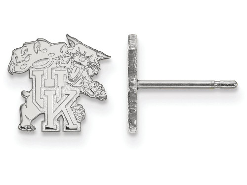 LogoArt Sterling Silver University Of Kentucky Xs Post Earrings