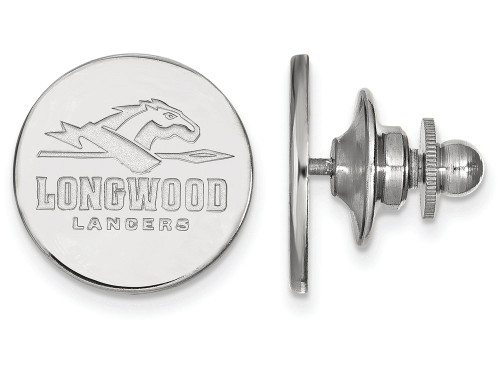 LogoArt Sterling Silver Longwood University Lapel Pin SS007LOCT