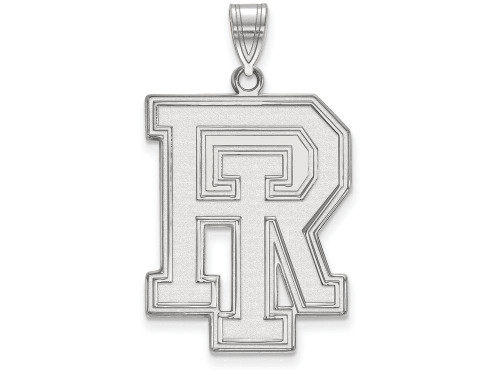 LogoArt Sterling Silver University Of Rhode Island XL Pendant Necklace SS003URIT