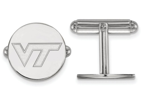 LogoArt Sterling Silver Virginia Tech Cuff Link