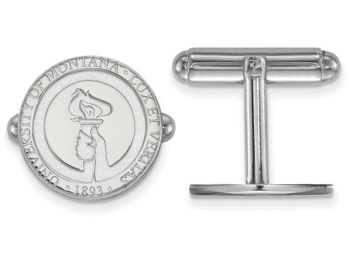 LogoArt Sterling Silver University Of Montana Crest Cuff Link