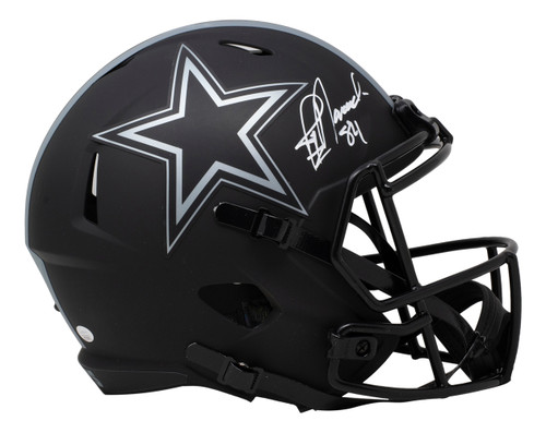 Jay Novacek Signed Dallas Cowboys Full Size Speed Replica Eclipse Helmet JSA ITP