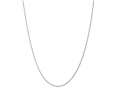 FJC Finejewelers 18 Inch 14k White Gold 1mm Machine-made Rope Chain Necklace W01018B
