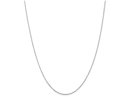 FJC Finejewelers 18 Inch 14k White Gold .8mm bright-cut Cable Chain Necklace PEN192L18B