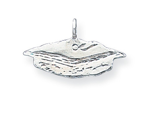 FJC Finejewelers Sterling Silver Graduation Cap Charm QC177T