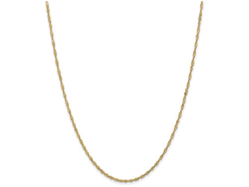 FJC Finejewelers 24 Inch 14k Yellow Gold 1.70mm Singapore Chain Necklace PEN1024A