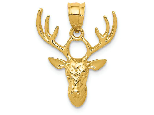 FJC Finejewelers 14k Yellow Gold Polished Deer Head Charm K5999A