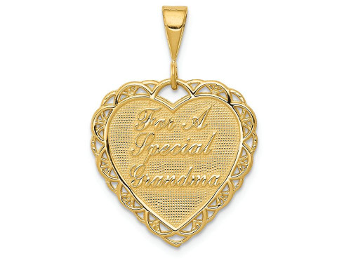 FJC Finejewelers 14k Yellow Gold Reversible for a Special Grandma Charm C1707A