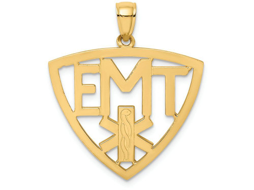 FJC Finejewelers 14k Yellow Gold Emergency Medical Technician EMT Charm C2259A