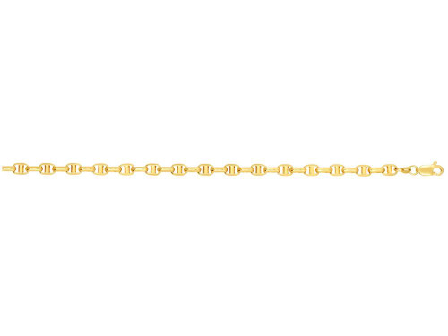 Finejewelers 14 Kt Yellow Gold 20 Inch 4.9mm Oval Anchor Chain Necklace with Lobster Clasp 470359A