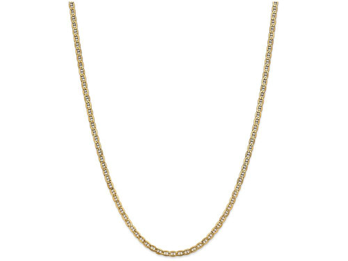 FJC Finejewelers 7 Inch 14k Yellow Gold 3.20mm Anchor Chain Bracelet BC1227A