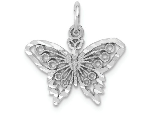 FJC Finejewelers 14k White Gold Butterfly Charm WCH80B