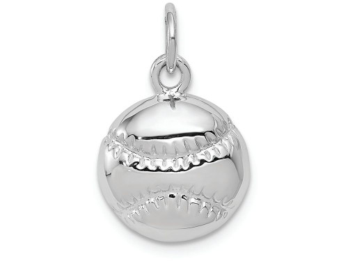 FJC Finejewelers 14k White Gold Baseball Charm WCH132B