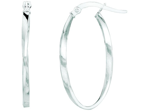 Finejewelers 14 Kt Yellow Gold Oval Shape Freeform Hoop Earring