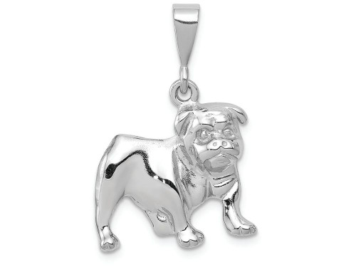 FJC Finejewelers 14k White Gold Bulldog Charm WCH95B