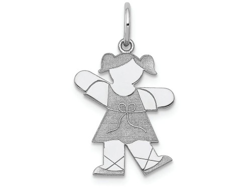 Finejewelers 14k White Gold Kid Charm - XK1117WB