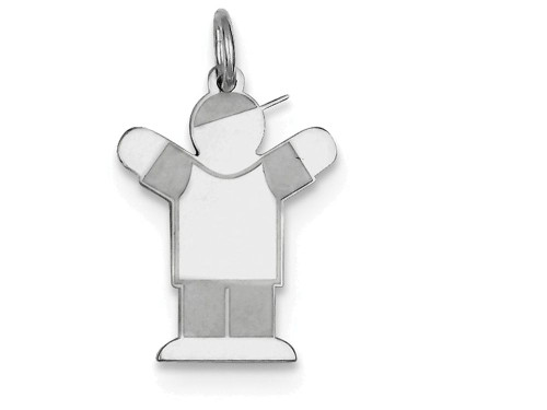 FJC Finejewelers Sterling Silver Kid Charm XK1588SST