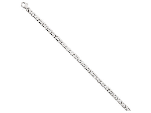 Finejewelers 7 Inch 14k White Gold 4.75mm Fancy Link Chain Bracelet