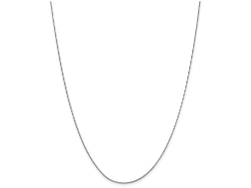 FJC Finejewelers 7 Inch 14k White Gold .90mm Round Snake Chain Bracelet WSNA0807B