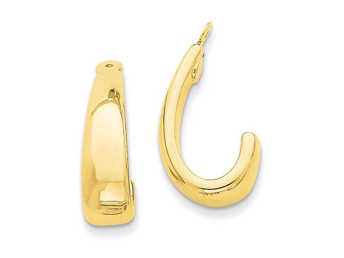 FJC Finejewelers 14k Yellow Gold J Hoop Earring Jackets YE1101A
