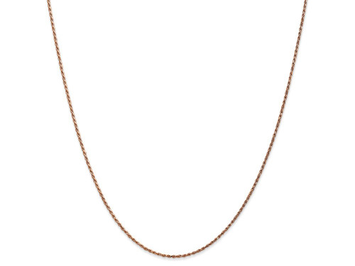 FJC Finejewelers 14k Rose Gold 1mm Bright Cut Rope R01018P